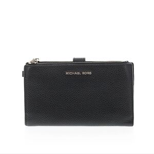 Michael Kors Black Textured Clutch